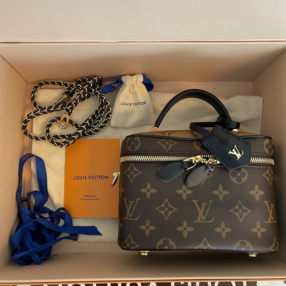 NIB Louis Vuitton Vanity PM Monogram Shoulder Bag